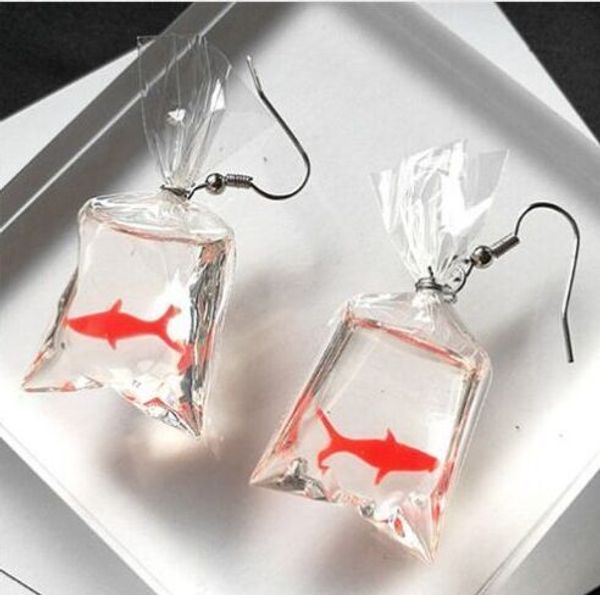 20 Pair Europa Fantasia Koi Fish Water Bag Dangle Brincos Para As Mulheres Na Moda Meninas Gfit DIY Jóias NEW