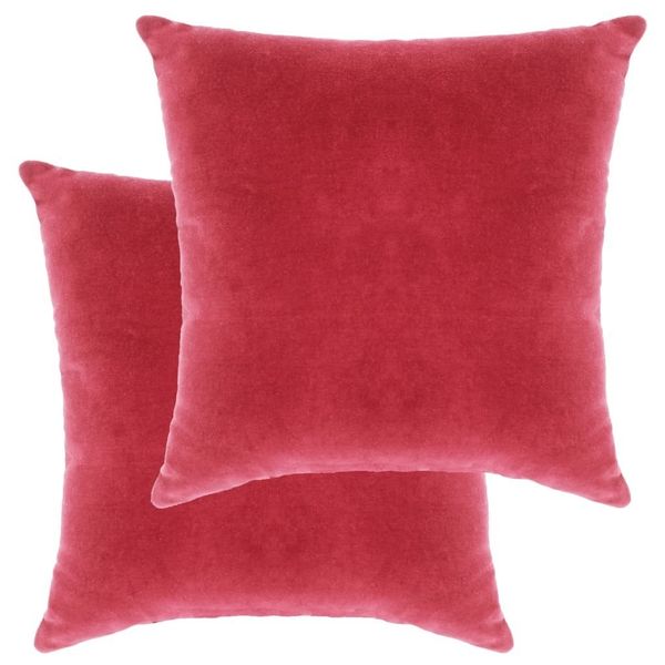 

2 шт хлопок наклейки бархатная cushions 45x45 cm розовые стены