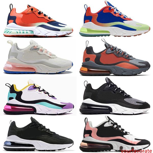 

bleached coral react mens running shoes grey and orange in my feels bauhaus optical triple black men women trainer sports sneakers 36-45