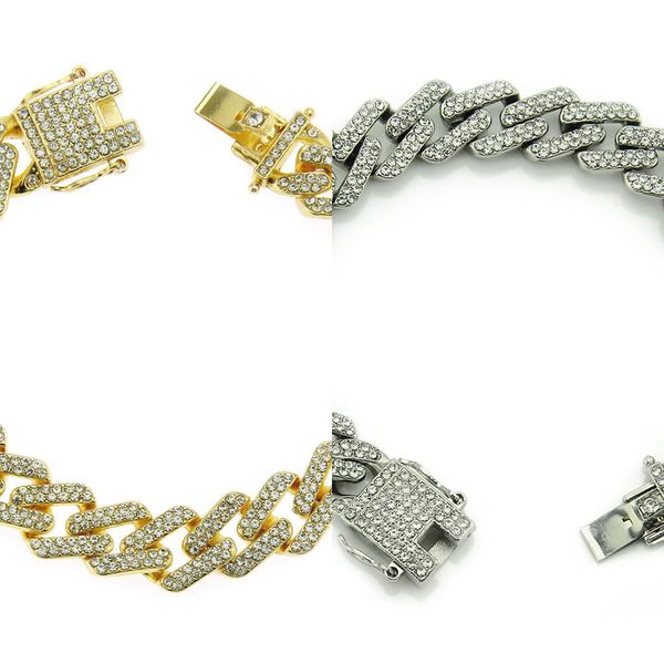 

accessories decorate rhinestone cuba bracelet new arrival eternity bridal birthday present link bracelets pendant bracelet silver, Black