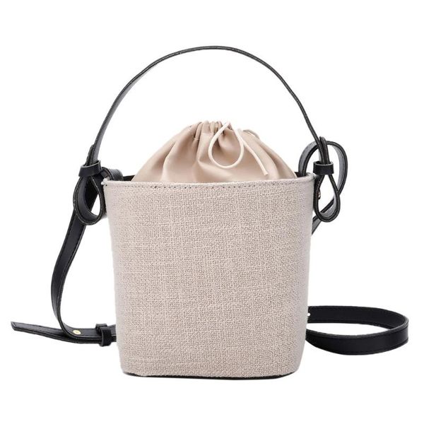

женская сумка ретро бич соломы сумка hessian sling bucket бич моды дикий плеча bolso mujer g091226
