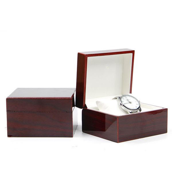 

high-grade wooden watch box wristwatch jewelry packaging wholesale watch receipt display box jewelry packaging, Black;blue
