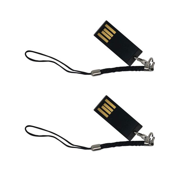 

2pcs pendant usb flash pen drive pendrive memory stick for computer black 32gb