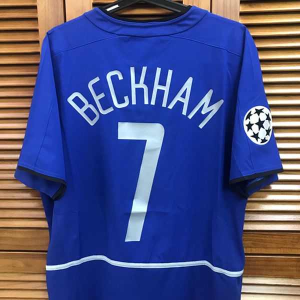 

mu 02/03 vintage classic away shirt jersey beckham giggs solskjaer keane football custom name number patches sponsor, Black