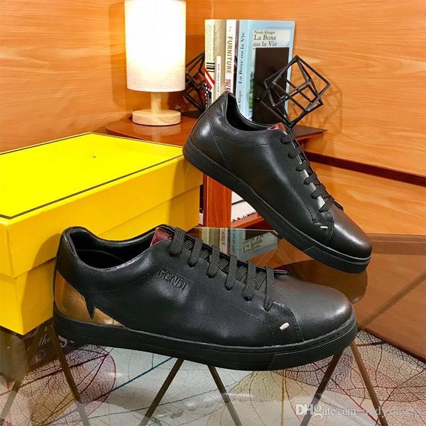 

2020 spring summer men shoes comfortable breathable casual shoes fashion genuine leather loafers lace up driving shoe boat shoes, Black