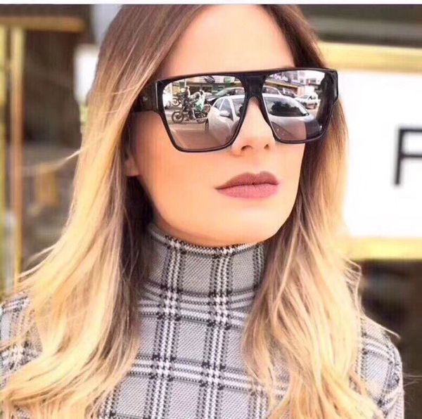 

женщины luxury cолнцезащитные очки 18ss подиуме коробки очки новых женщин носить супер удобные дикие моды высокого класса товаров, White;black