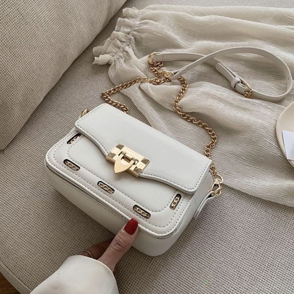 

female fashion pu leather crossbody bags for women 2020 chains shoulder messenger bag ladies hand sling handbags