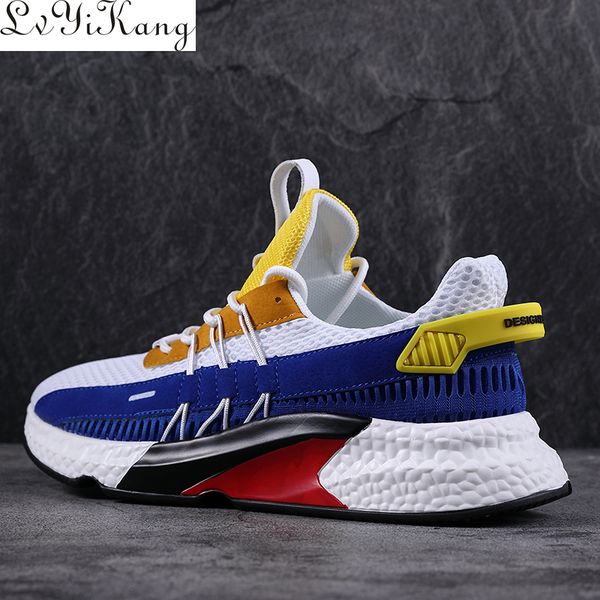 

lvyikang new roman men casual shoes fashion mixed color male summer shoes breathable men sneakers male comfortable, Black
