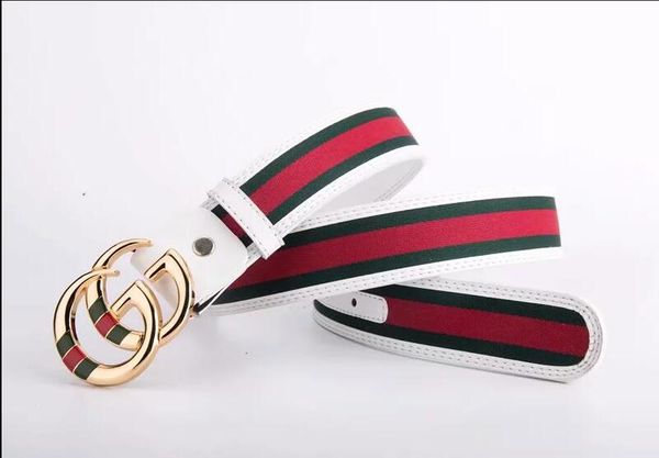 

2019 design belts men and women fashion belt women leather belt gold silver and black buckle, Black;brown