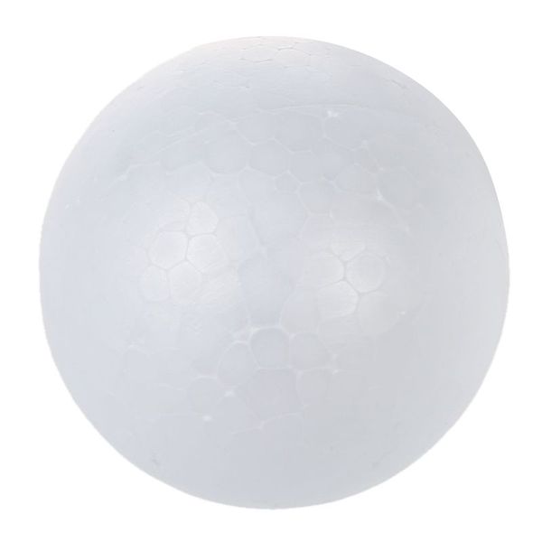 

practical boutique 10 x 7cm polystyrene ball sphere ornament decoration white