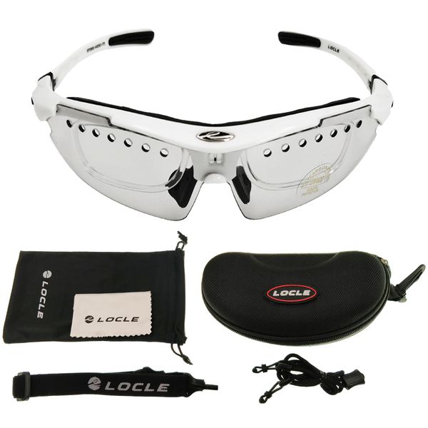 

locle pchromic climbing glasses sports glasses myopia cycling bicycle riding eyewear uv400 camping men sun hiking glasses