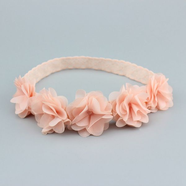 

cute baby girls lace flower hair band princess sweet elasticity headwear kids headband hair accessories, Slivery;white