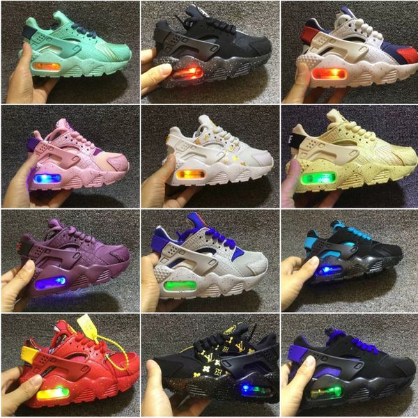 

2018 air huarache infant running shoes kids sports white children huaraches huraches designer hurache casual trainers baby running sneakers