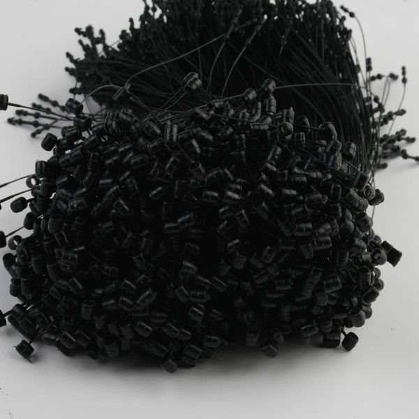 

3'' 4'' 5'' 6'' 7'' 9'' black snap lock pin security loop plastic tag fastener t