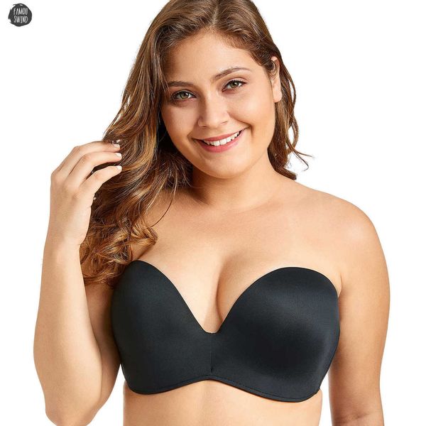 

new fashion womens bras slightly lift lined custom seamless strapless women bra drop shipping good quality, Red;black