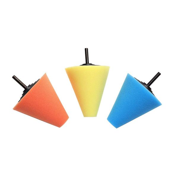 

car 14pcs polishing kit buffing pad 1/3''/6mm wheel polishing cone car body wheels body wheel care tools cb