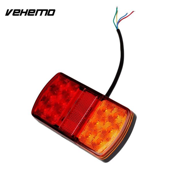 

12v 12 led trailer srear tail lights indicator lamp caravan lorry car van