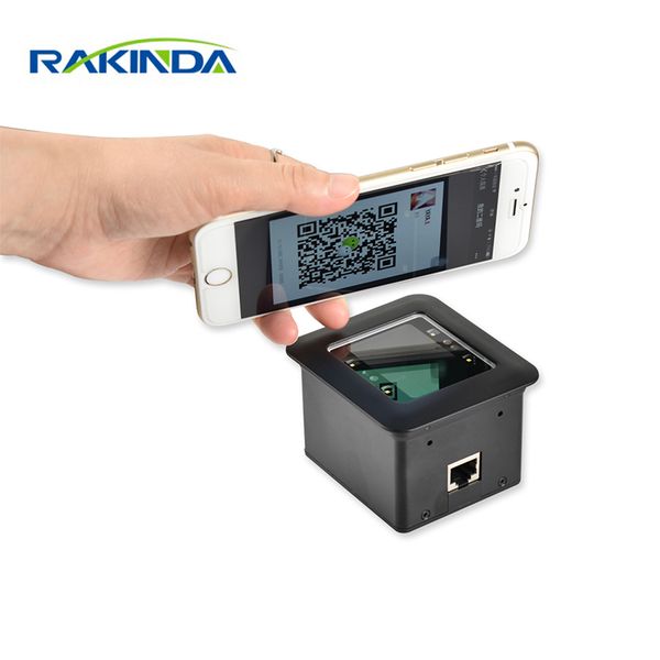 

rakinda rd4500r fixed mount mobile screen qr code scanner 2d barcode reader module usb rs232 for payment kiosk, access control