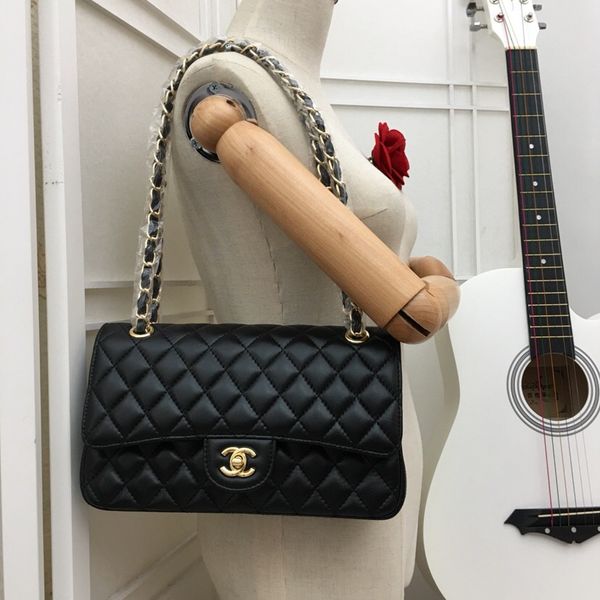 

2020 Crossbody Сумки женские кожаные сумки Женские сумки хорошего качества дамы цепи плеча сумка Sac A Main 27см