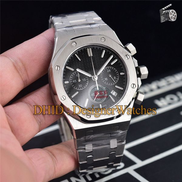 

luxury designer watch satch chronograph quartz movement wristwatches 45mm 316l stainless steel case designer bracelet gold watches, Slivery;brown