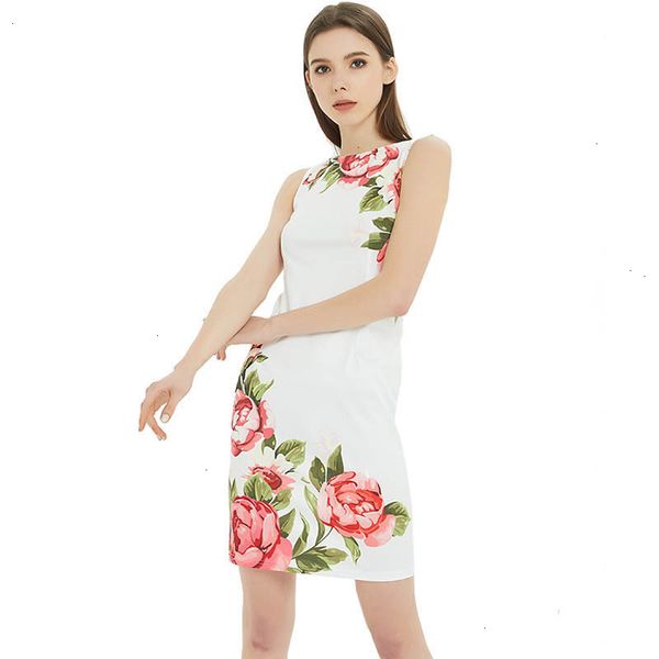 

женщины одежда плюс размер платья без рукавов летнее платье женщины 2019 повседневный плюс размер печати платье партии женщины элегантный se, Black;gray