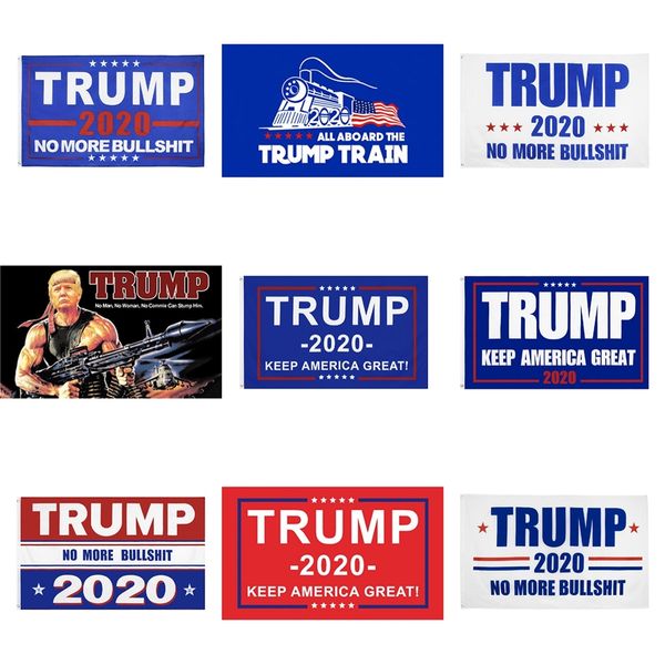 

special price trump 2020 flag 5 styles donald flags keep america great again polyester decor banner for president usa holder hook #730