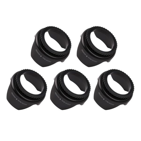 

52mm/55mm/58mm/62mm/67mm professional camera lens hood flower shape screw mount lens hood shade light shield sunshade protector