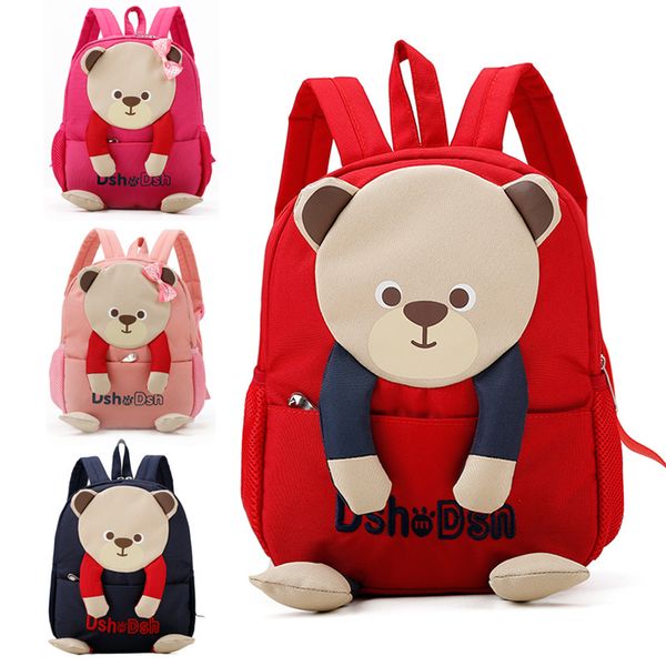 

children's schoolbag cartoon cloth bear student schoolbag cute backpack fashion waterproof wear-resistant children backpack