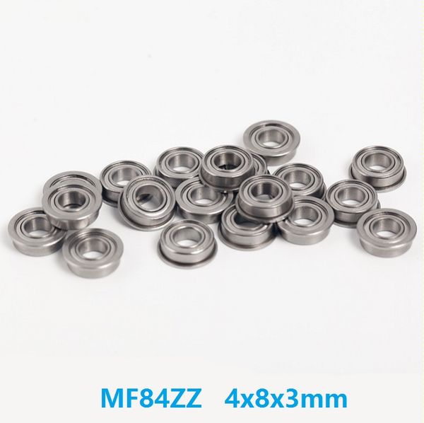 

100pcs/500pcs mf84zz mf84z mf84 zz z 4x8x3 mm flange deep groove ball bearing miniature 4*8*3mm double shielded