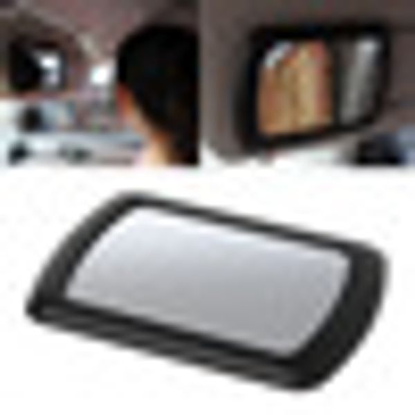 

11x17cm car sun visor mirror makeup sun-shading cosmetic mirror black abs glass