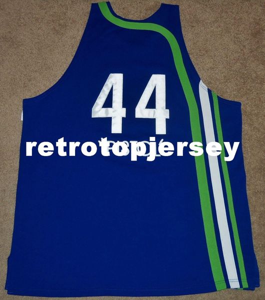 

new "pistol" pete maravich #44 sewn 1971-72 mitchell & ness jersey mens vest size xs-6xl stitched basketball jerseys ncaa, Black;blue