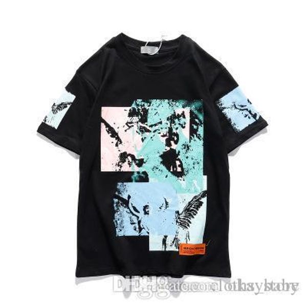 

mens designer t shirts hp brand hip hop bf wind cotton short sleeve couple model tide brand 20ss, White;black
