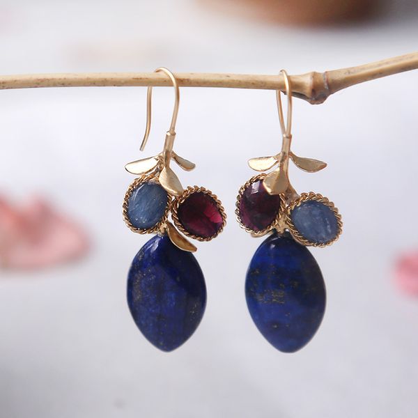 

japan and south korea designer natural green jin shizi crystal chic dangler earrings accessories wholesale, Golden;silver