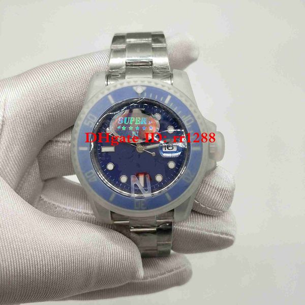

super n factory watch 116619lb v7 2813 автоматическое движение керамическая рамка сапфировое стекло 40mm синий циферблат 116610 116619 мужск, Slivery;brown