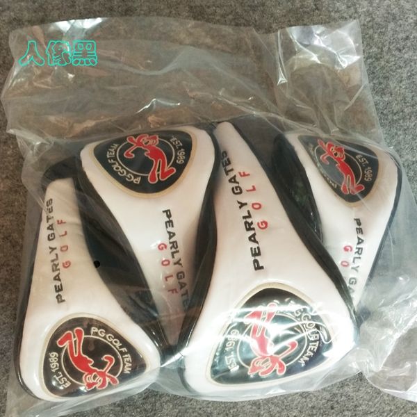 

master bunny golf ut headcovers hybrid covers pu leather red white black 3 colors fariway wood cover driver cover