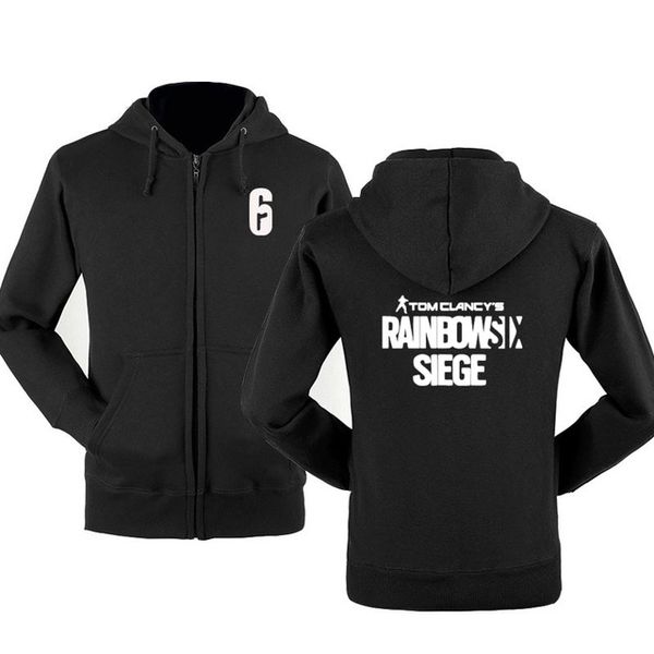 

rainbow six siege sweatshirt hoodies men hoody spring autumn fleece cotton zipper jacket hoodie hip hop harajuku male clothing y