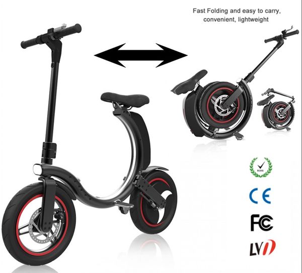 

stock outdoor scooter model 450w electric bike put in car full folding electric bicycle e-bike for waterproof ip76 mk114, Silver;blue