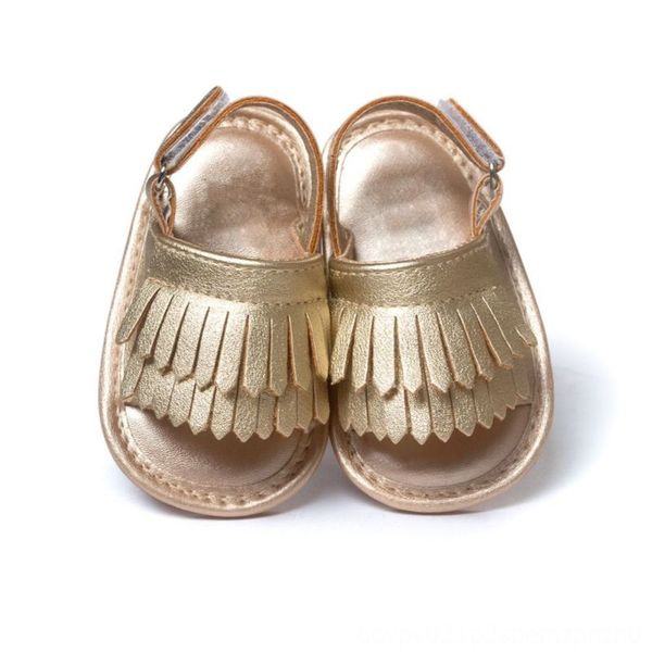 

summer children prewalker pu leather baby shoes girls princess tassel crib shoes without logo