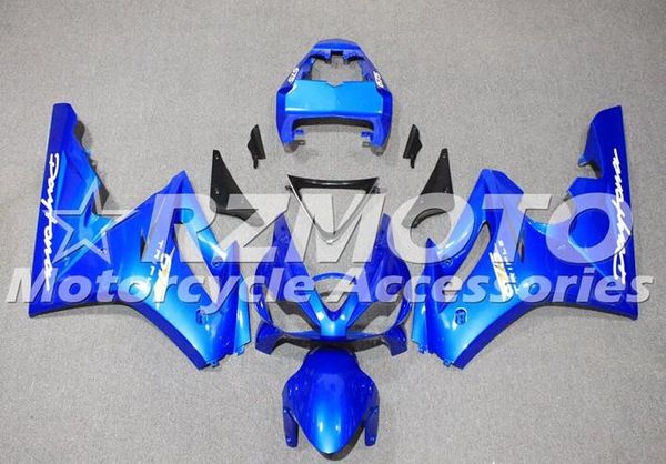 

новый abs литья под давлением мотоцикла обтекатели kit подходит для triumph daytona 675r 675 2006 2007 2008 06 07 08 blue light