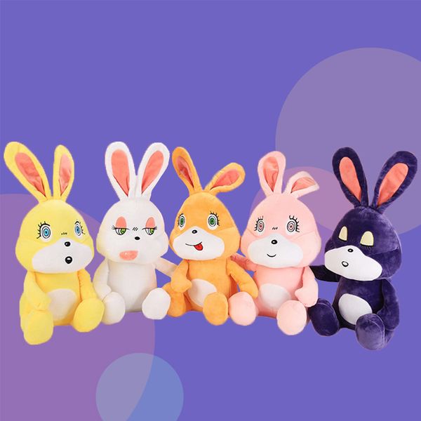 

35см мультфильм животных кролик плюшевые игрушки фаршированные игрушка кролик 5 стиль kawaii кролик plushie куклы дети дети умиротворить xma