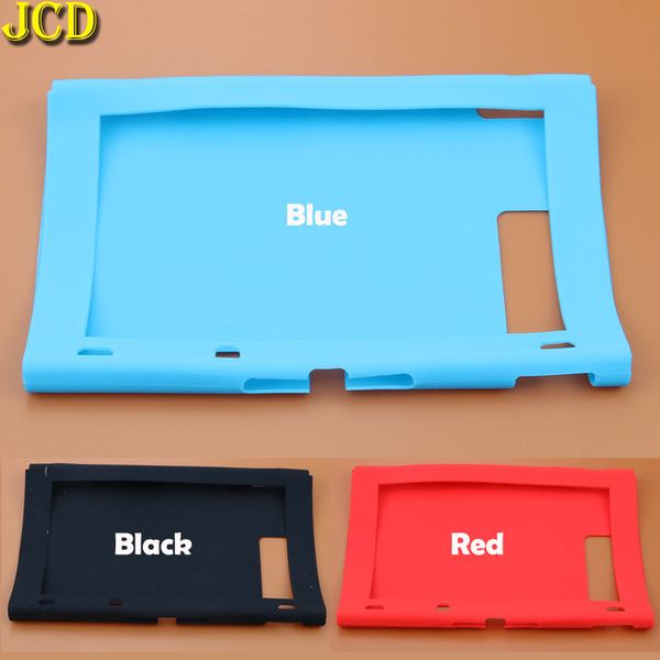 

jcd 1pcs silicone rubber soft host display screen protective skin cover case for nintend switch ns console protector shell