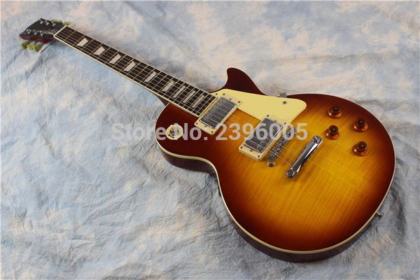 

Гитара Фэнтези, материал из красного дерева, огненный клен top.frets