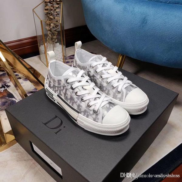 

мужчины тренеры 2020 новая мода удобная баскетбольные кроссовки low-топ пару кроссовки письмо холст multicolor роскоши уличной обуви, Black