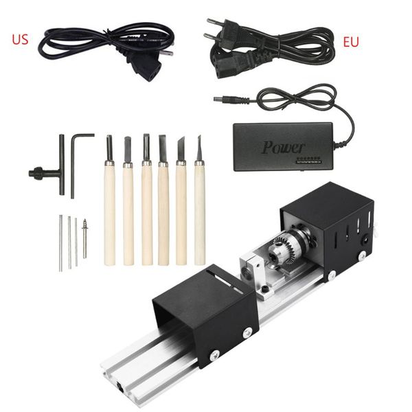 

us/eu plug mini lathe cnc milling machine beads diy woodworking carving cutter 95aa