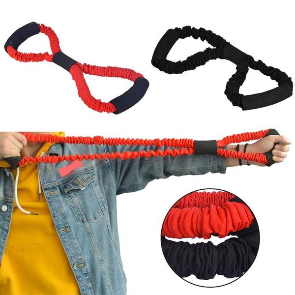 

archery shooting posture practice arm strength exercise trainer puller band yoga fitness resistance 8 word chest expander rope