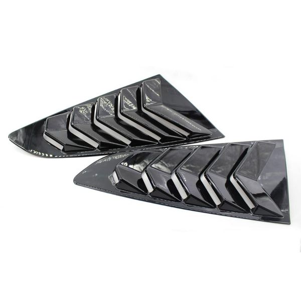 

пара black side window 1/4 scoop louver обложка для mustang 2015-2017