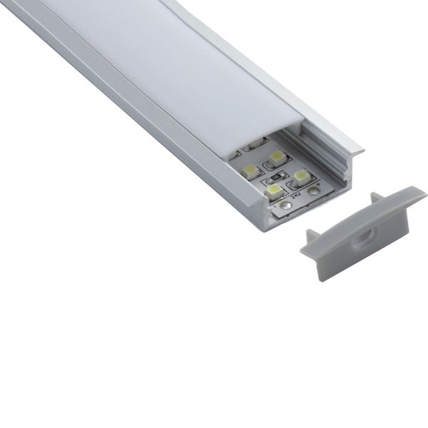 100 X 2M компл. / Лот Линейный фланцевый светодиодный светильник алюминиевый профиль T-образный алюминиевый светодиодный профиль для потолочного освещения