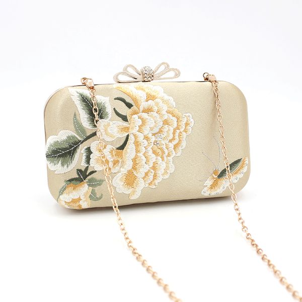 

embroidered dinner bag chinese style cheongsam with ladies evening dress bag butterfly flower women clutch fashion