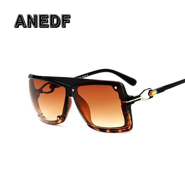 

anedf sunglasses men women fashion designer gemstone decoration square sun glasses uv400 fashion glasses af271, White;black