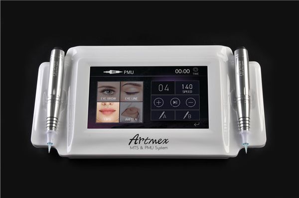 

permanent make up pen kit eyebrow lip eyeliner microblading device artmex v8 touch screen mts pmu dr pen